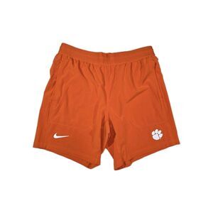 Nike DriFit Clemson Tigers Athletic Shorts Mens Medium Orange 32x8 ACC